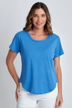 Goondiwindi Cotton Slub Tee In Regatta