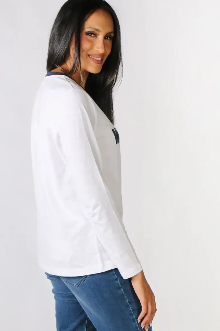 Goondiwindi Cotton Weekend Tee In Navy