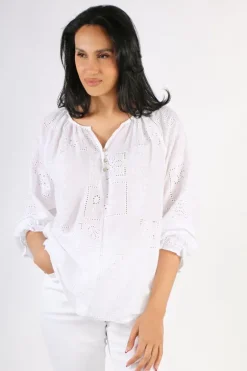 Gordon Smith Mila Lace Top In White