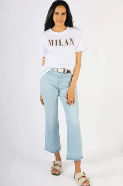 Gordon Smith Milan Tee In White