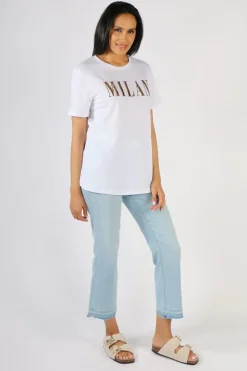 Gordon Smith Milan Tee In White