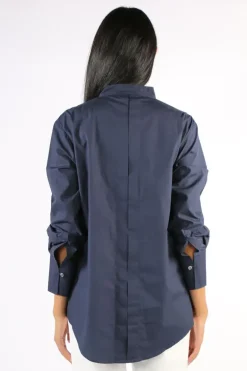 Gujarat Shirt In Navy By Bagruu