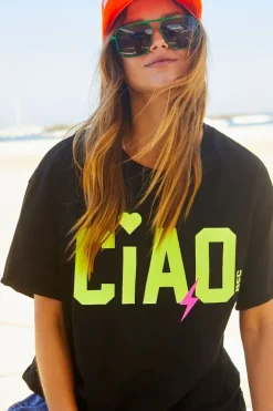 Hammill & Co Ciao Tee In Black