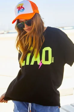 Hammill & Co Ciao Tee In Black