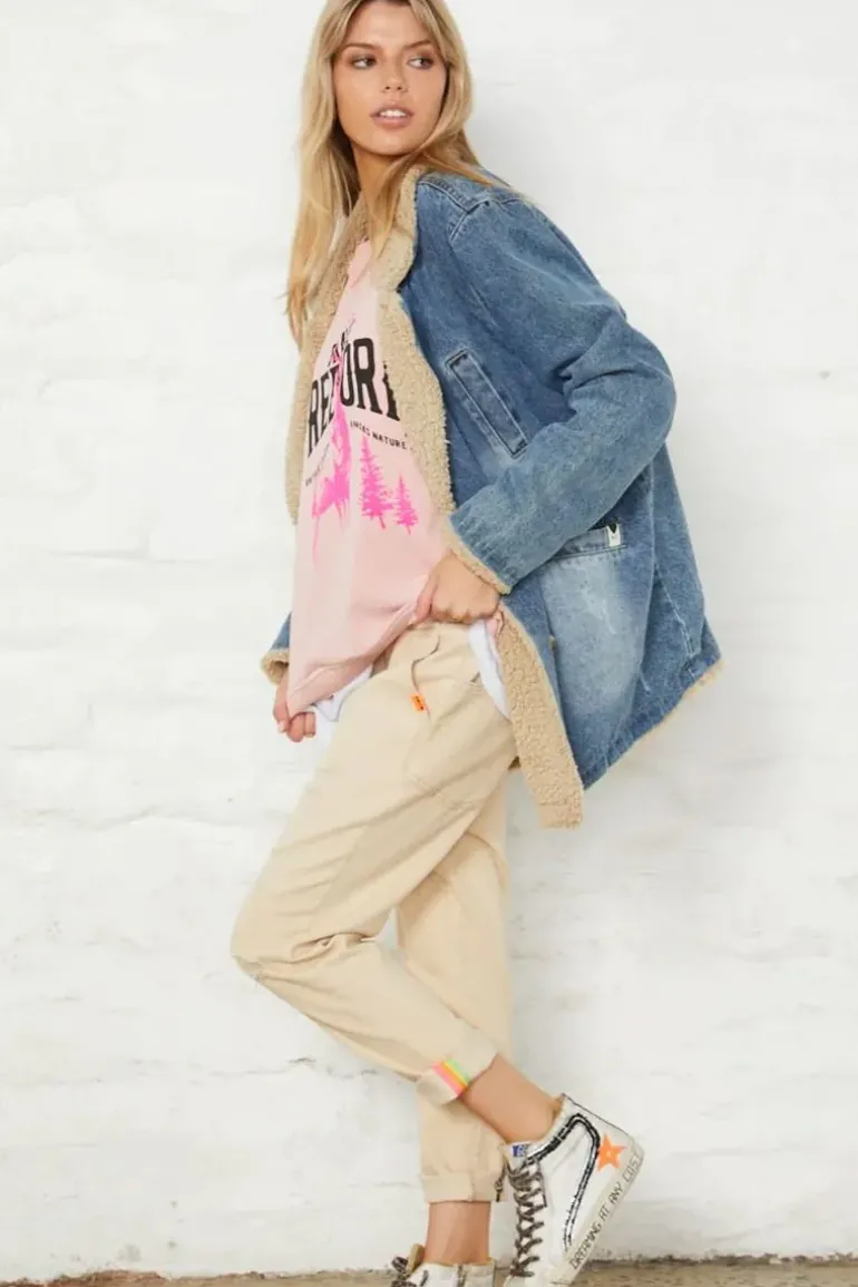 Hammill & Co Cotton Jean In Natural
