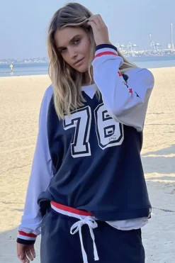 Hammill & Co Retro 76 Sweat In Navy