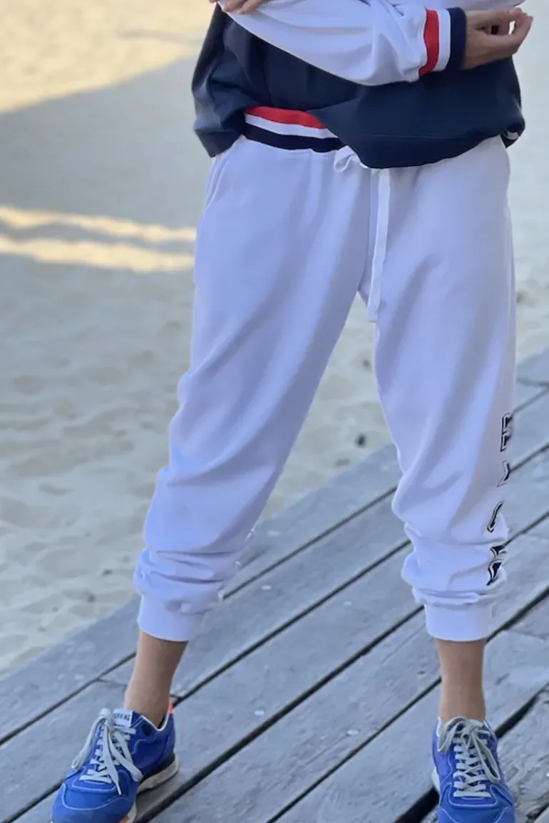 Hammill & Co Retro 76 Track Pant In White