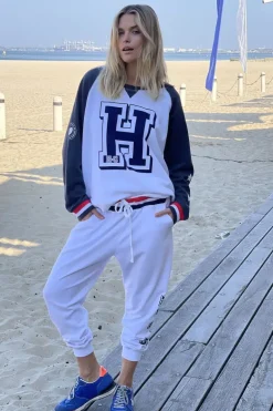 Hammill & Co Retro H Sweat In White
