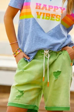 Hammill & Co Vintage Green Denim Short