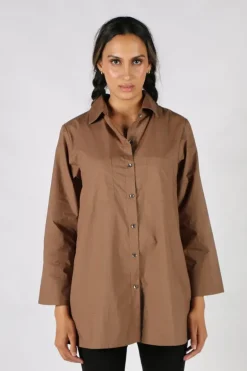 Harvey Shirt By Bagruu In Teak