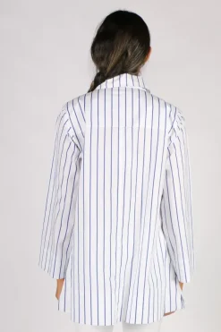 Harvey Stripe Shirt By Bagruu In White