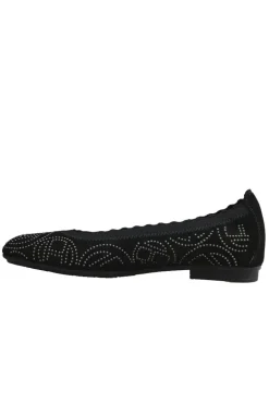 Hispanitas Stud Basil Ballet Pump In Black