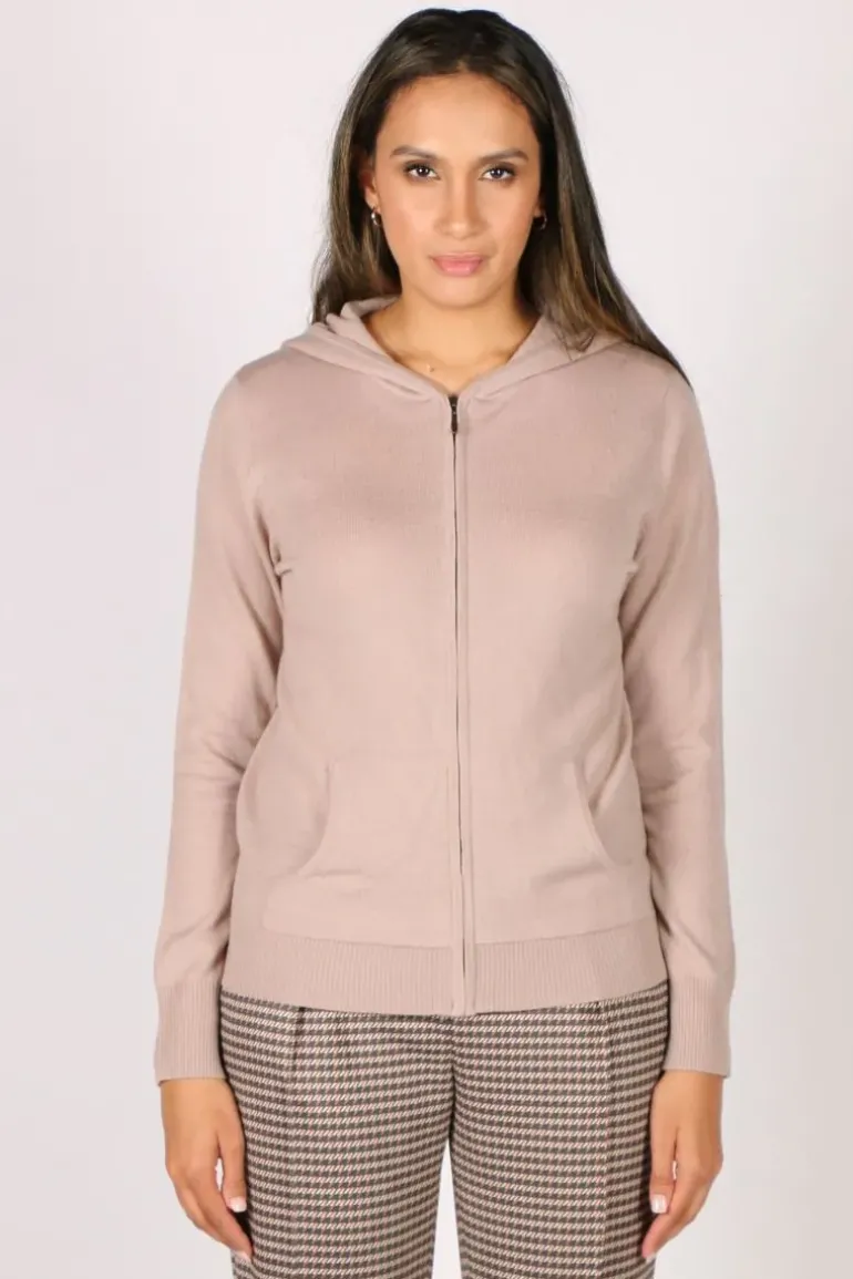 Hoodie In Latte By Bridge & Lord