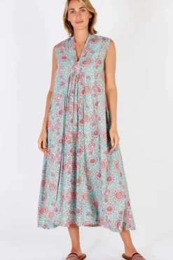 Ibisa San Diego Maxi Dress In Mist