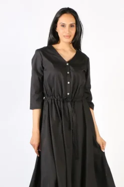 Illium Circle Dress In Black