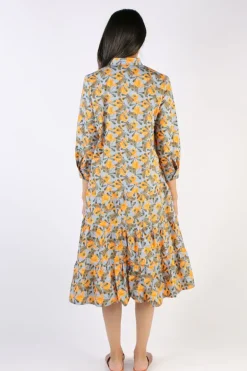 Illium Dragonfly Tiered Dress In Print