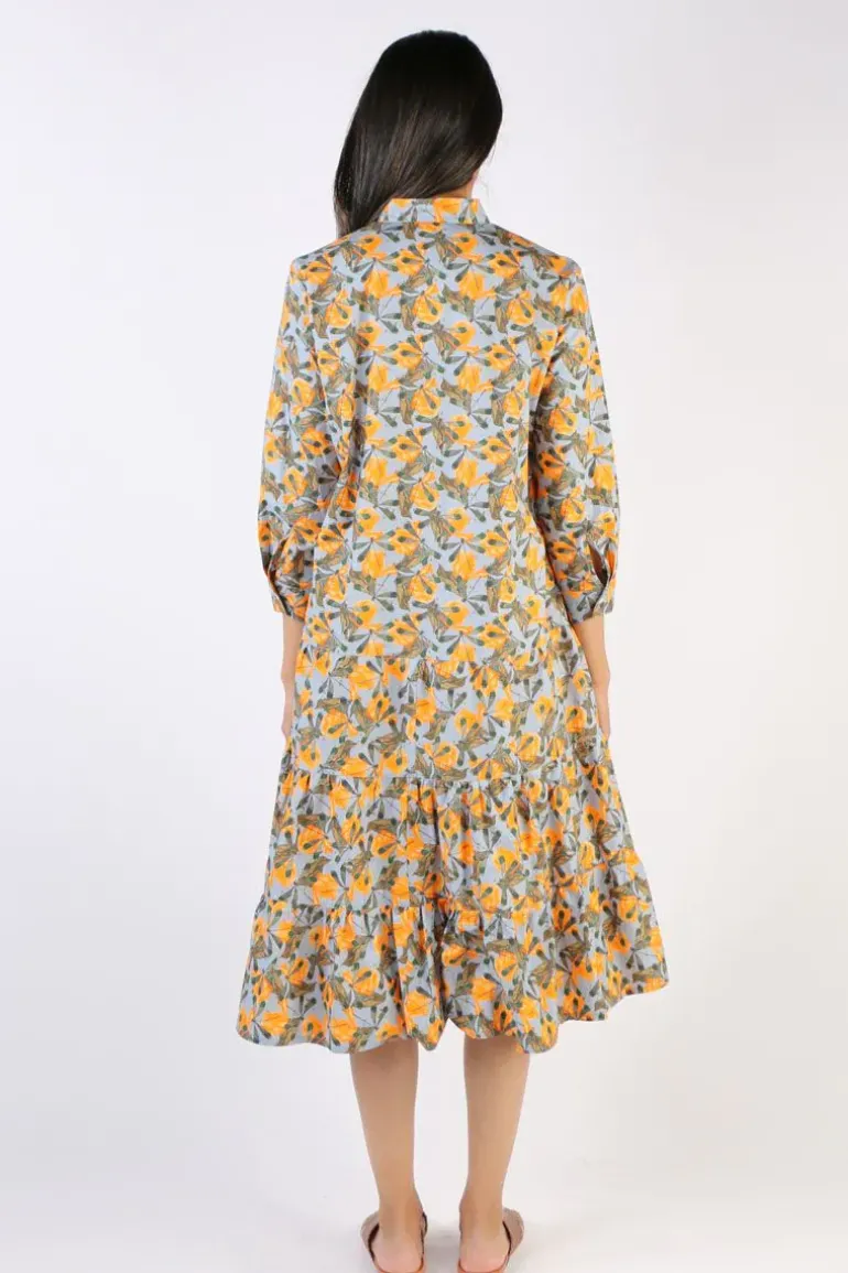 Illium Dragonfly Tiered Dress In Print