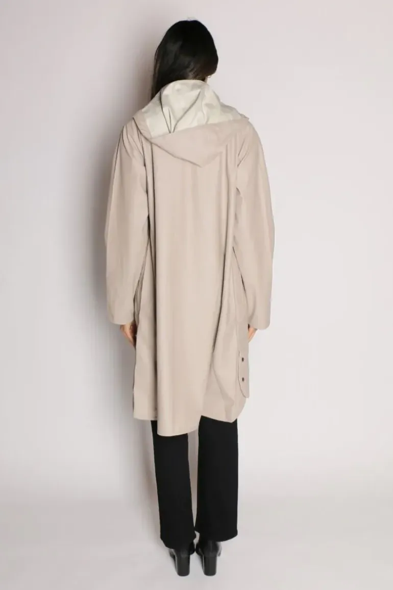 Ilse Jacobsen A Line Raincoat In Beige