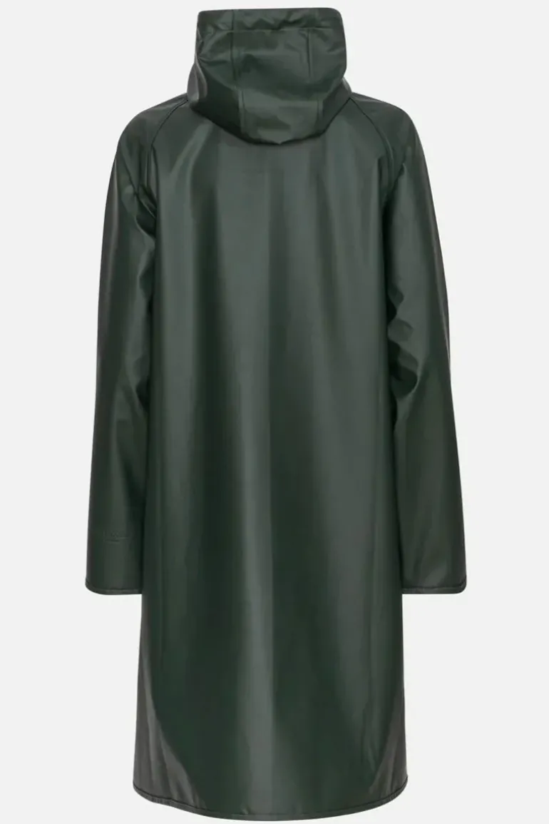 Ilse Jacobsen A Line Raincoat In Beetle