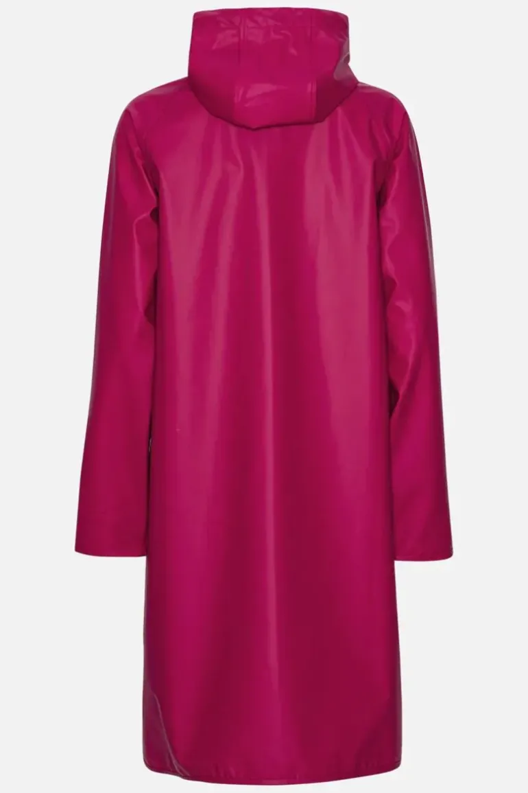 Ilse Jacobsen A Line Raincoat In Sangria