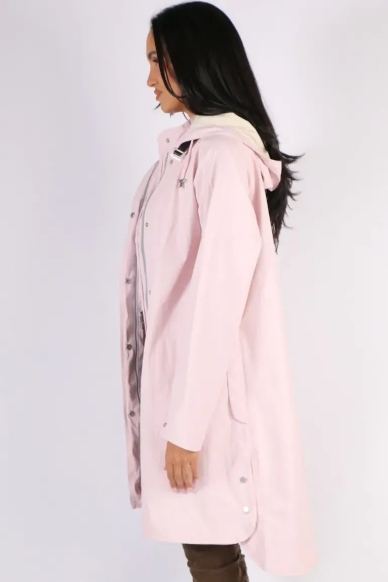 Ilse Jacobsen A Line Raincoat In Light Pink