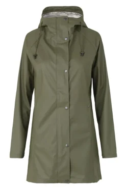 Ilse Jacobsen Classic Raincoat In Army