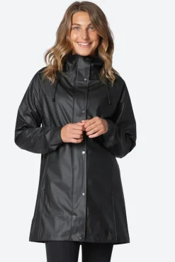 Ilse Jacobsen Classic Raincoat In Black