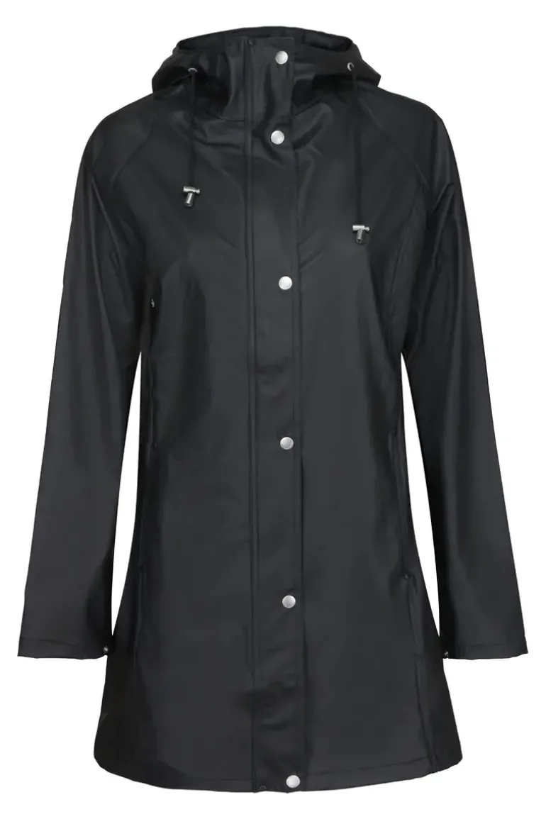 Ilse Jacobsen Classic Raincoat In Black