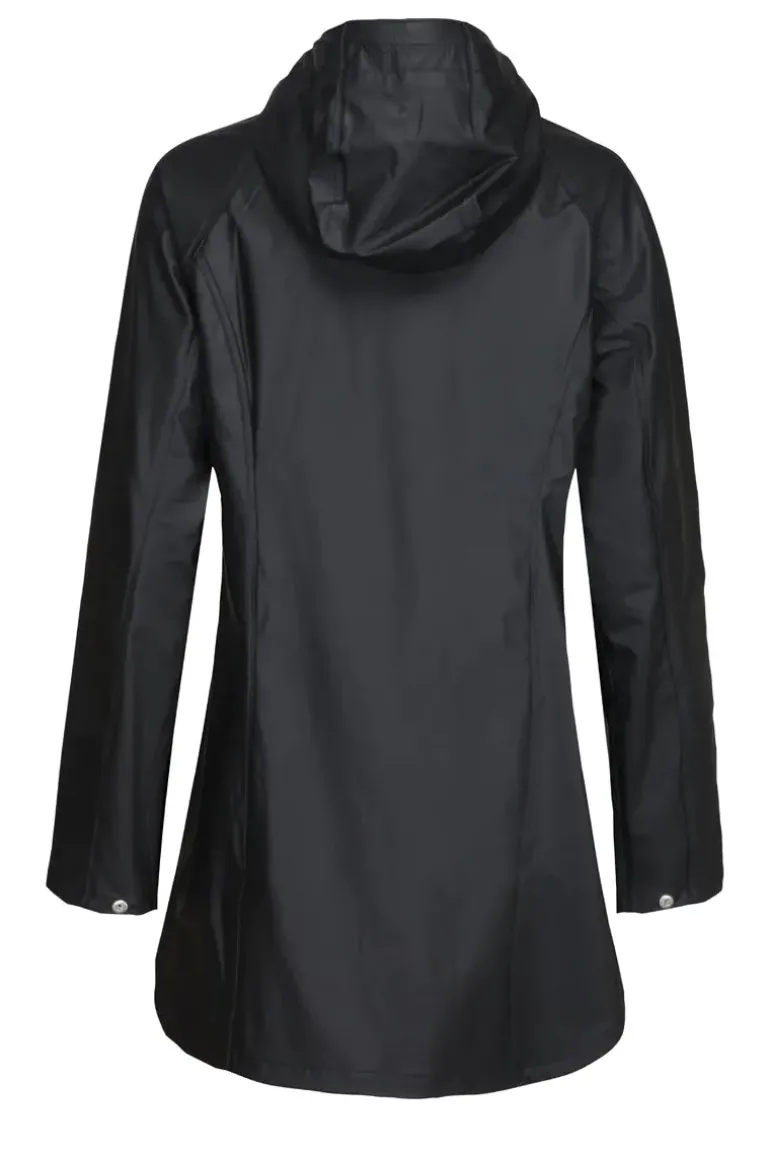 Ilse Jacobsen Classic Raincoat In Black