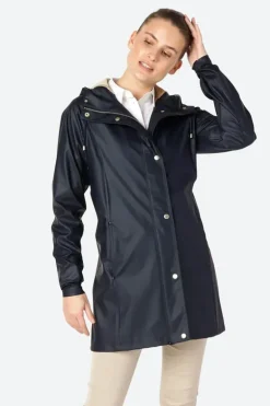 Ilse Jacobsen Classic Raincoat In Indigo