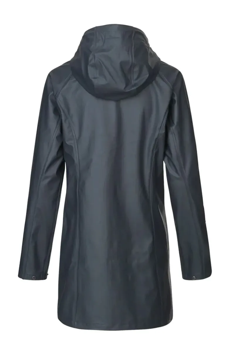 Ilse Jacobsen Classic Raincoat In Indigo