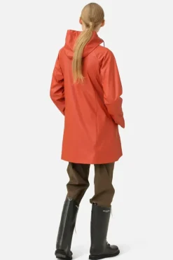 Ilse Jacobsen Classic Raincoat In Brick