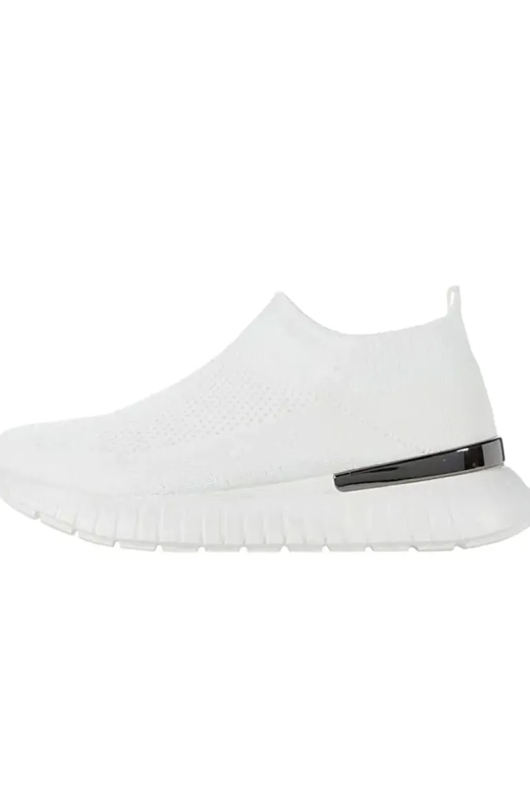 Ilse Jacobsen Tulip Knitted Sneaker In White