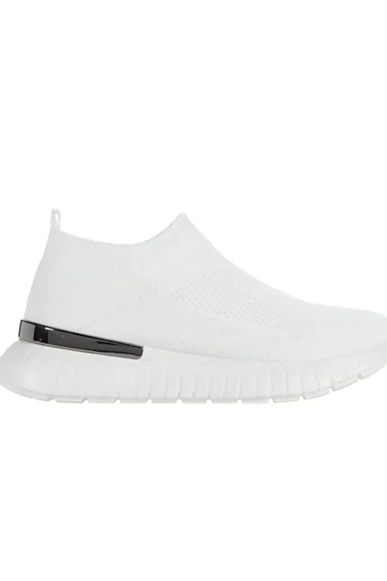 Ilse Jacobsen Tulip Knitted Sneaker In White