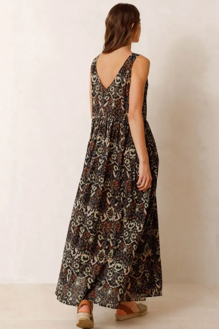 Indi & Cold Camile Dress In Black