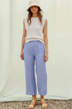 Indi & Cold Dany Pant In Blue