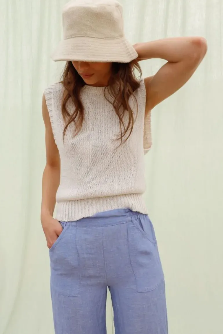 Indi & Cold Dany Pant In Blue