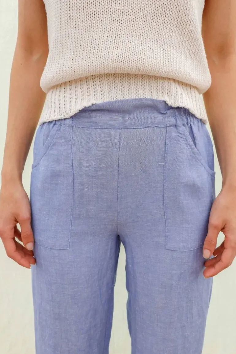 Indi & Cold Dany Pant In Blue