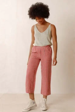 Indi & Cold Dany Pant In Red