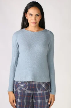 Indi & Cold Emily Knit Jumper In Blue