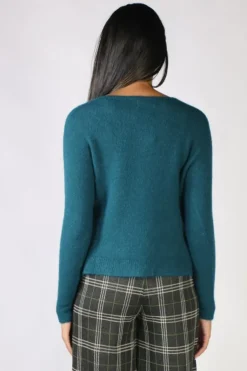Indi & Cold Emily Knit Jumper In Slate