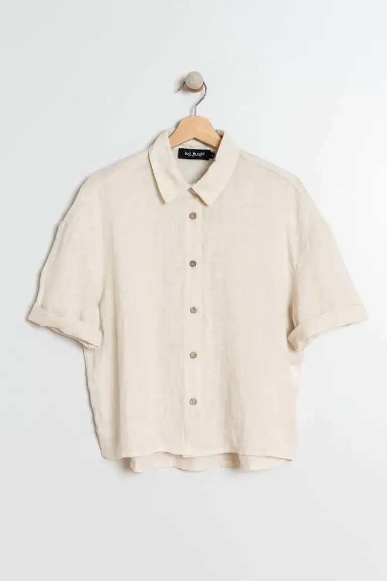 Indi & Cold Natural Boxy Shirt