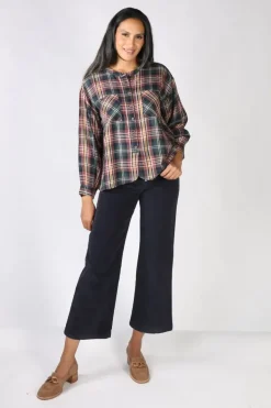 Indi & Cold Pixie Shirt In Navy