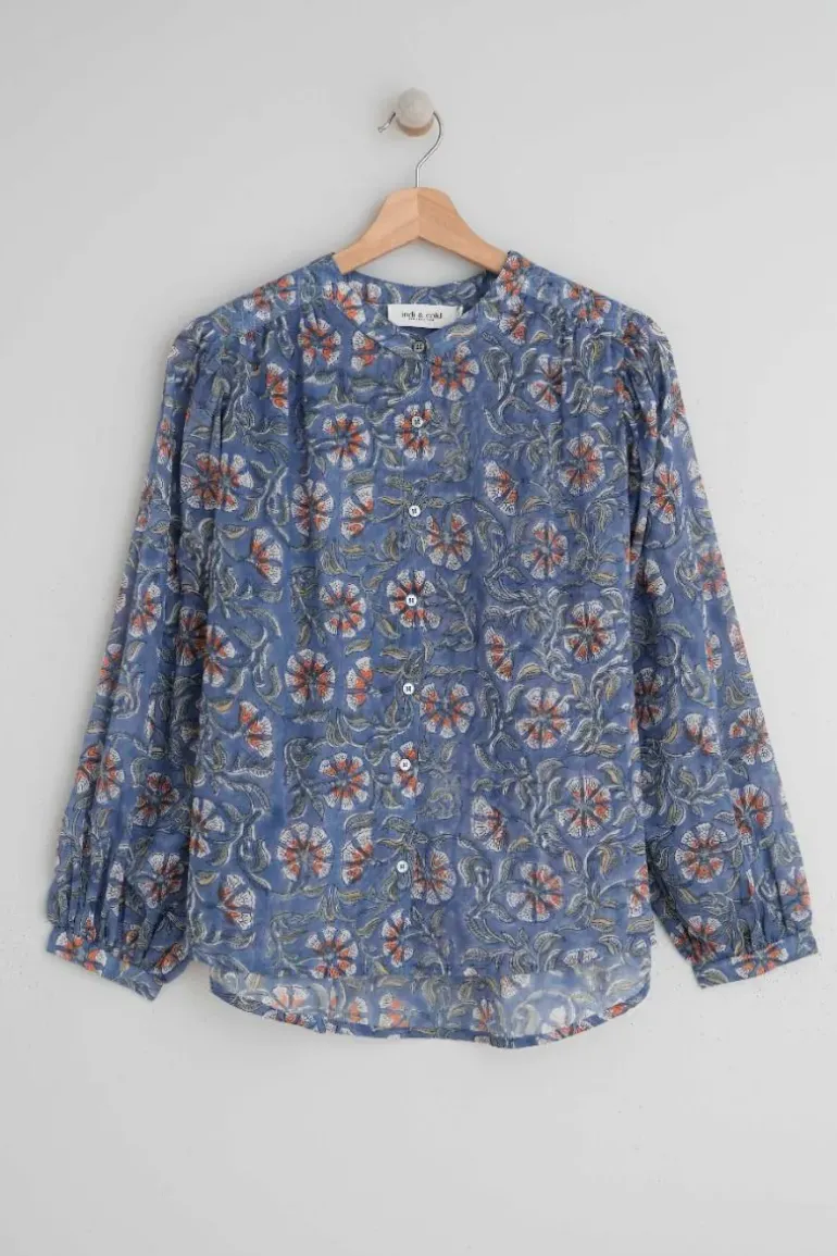 Indi & Cold Tessa Shirt In Blue