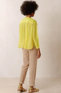 Indi & Cold Vera Shirt In Lime