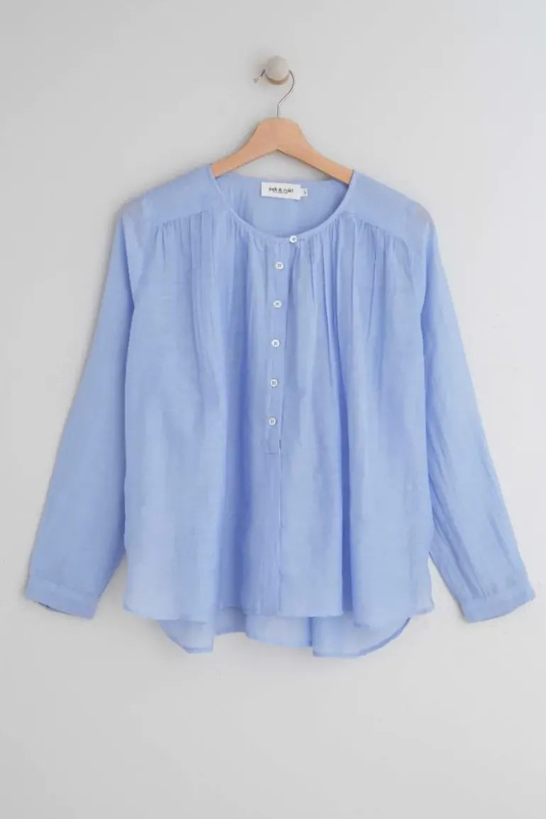 Indi & Cold Vera Shirt In Azure