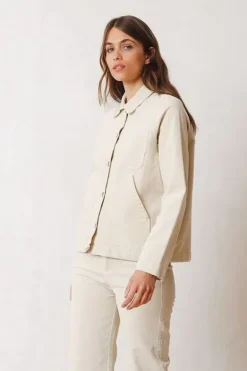 Indi And Cold Micro Corduroy Gina Pant In Cream