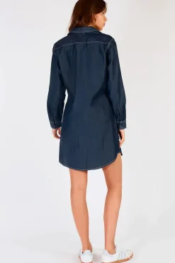 Itami Marseille Dress In Denim