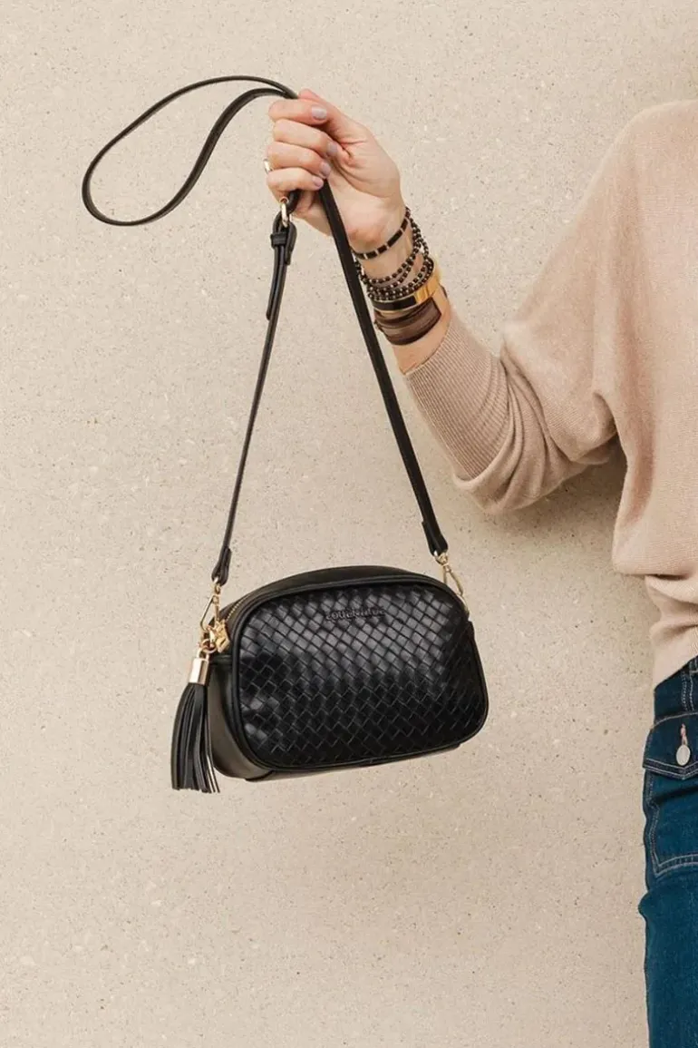 Jacinta Woven Bag By Louenhide In Black