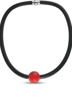Jantan Bead Necklace In Red